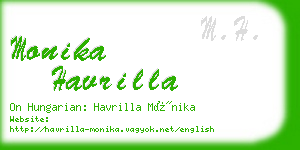 monika havrilla business card